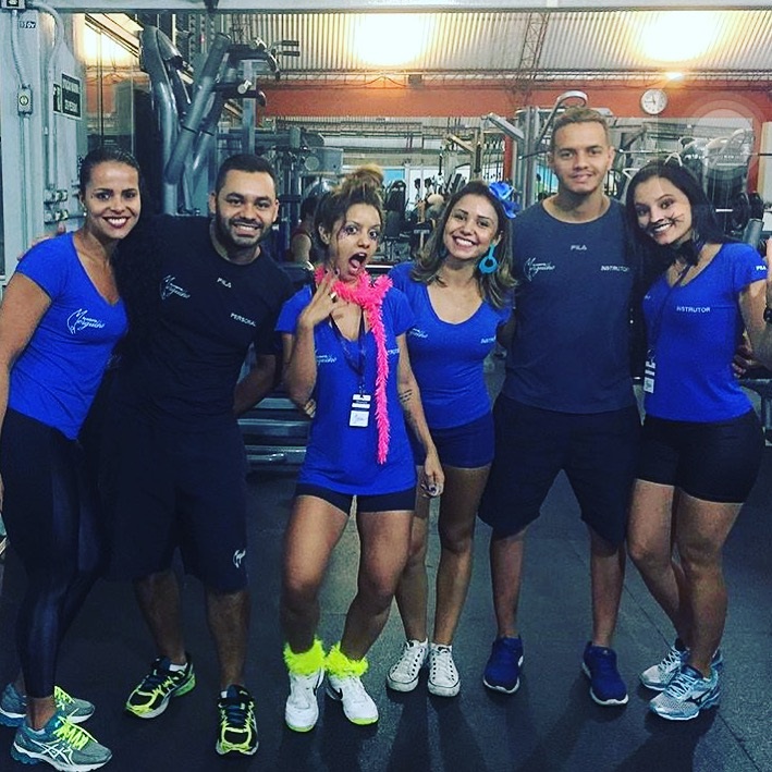 PROFESSORES MUSCULAÇÃO ACADEMIA MERGULHO BH CARNAVAL 2017