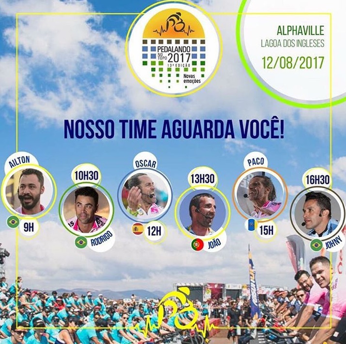 PEDALANDO NO TOPO 2017 INSCRIÇÕES NA ACADEMIA MERGULHO MAIO 2017