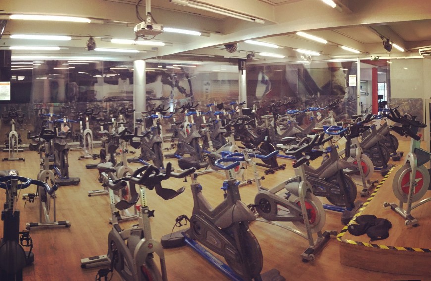 SALA SPINNING INDOOR ACADEMIA MERGULHO BH MAIO 2017