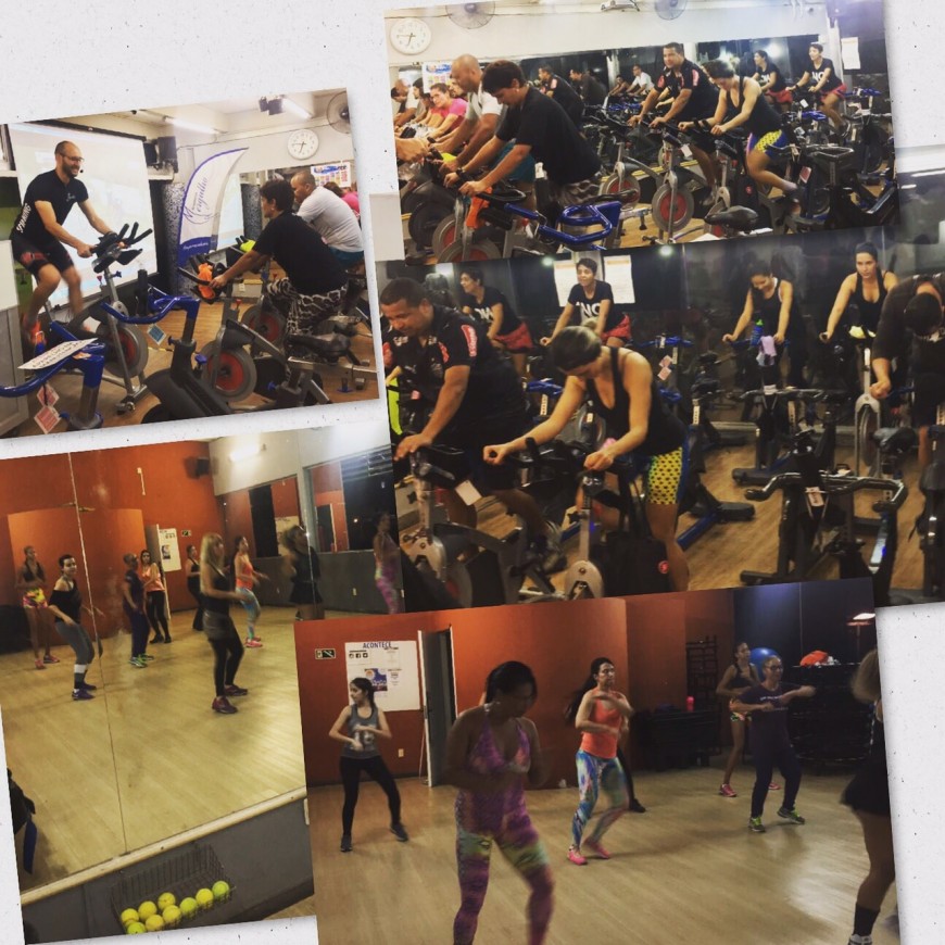 SPINNING INDOOR CYCLING E ZUMBA ACADEMIA MERGULHO BARREIRO BH 12 JUNHO 2017