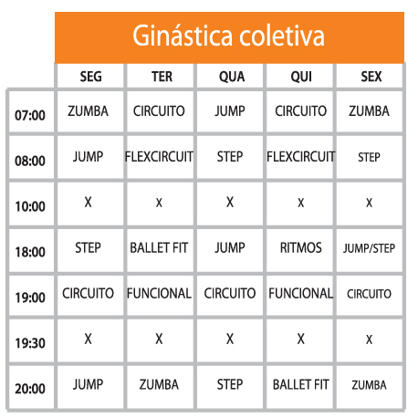 NOVOS HORÁRIOS GINÁSTICA COLETIVA ACADEMIA MERGULHO BH BARREIRO ZUMBA CIRCUITO BALLET FIT JUMP STEP AGOSTO 2017