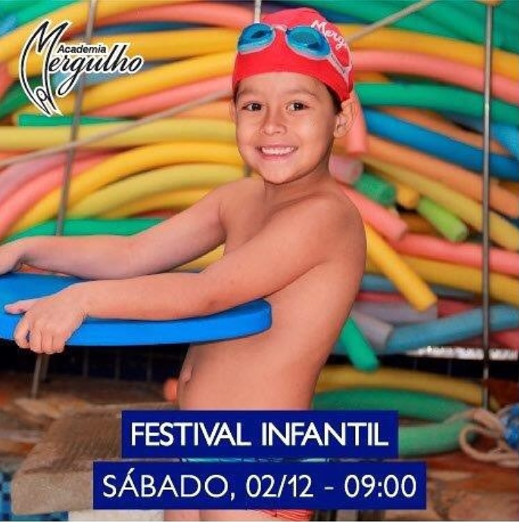 FESTIVAL INTERNO NATAÇÃO INFANTIL ACADEMIA MERGULHO 13 NOVEMBRO 2017