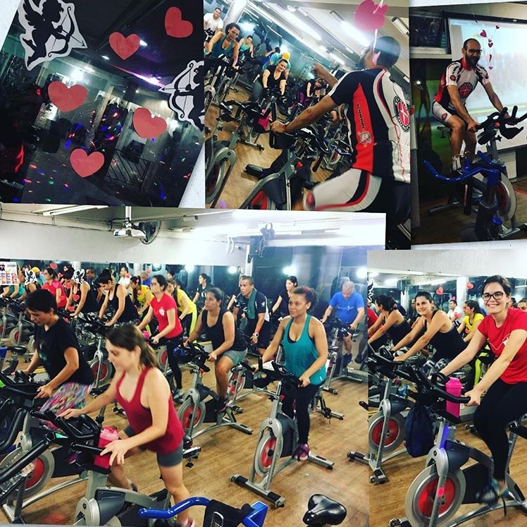 SPINNING AULAO DIA DOS NAMORADOS JUNHO ACADEMIA MERGULHO BARREIRO BH 2018