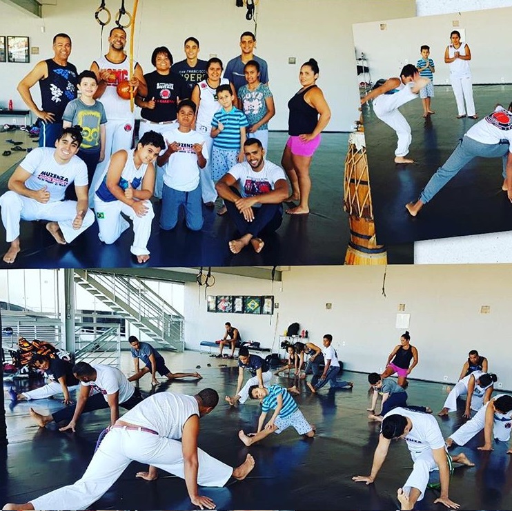 AULA CAPOEIRA ACADEMIA MERGULHO BARREIRO 28 AGOSTO 2018