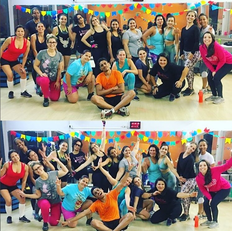 GINASTICA COLETIVA ZUMBA ACADEMIA MERGULHO BARREIRO BH JULHO 2018